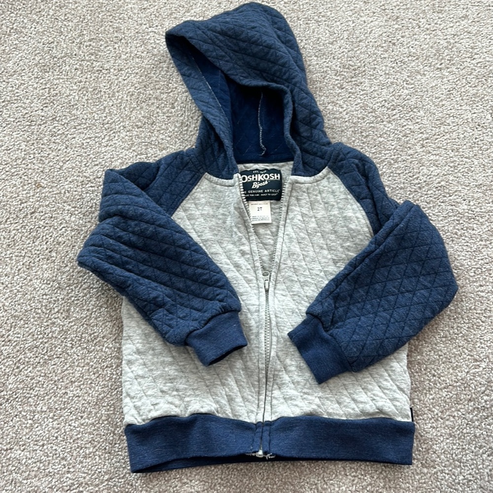 Oshkosh Toddler Quilted Zip-Up